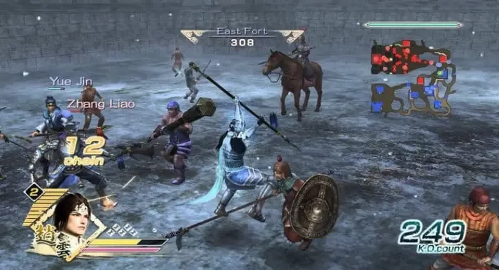 Dynasty Warrior 6 - Game PS 2 dimainkan dengan PPSSPP
