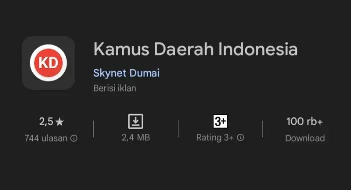Kamus Daerah Indonesia